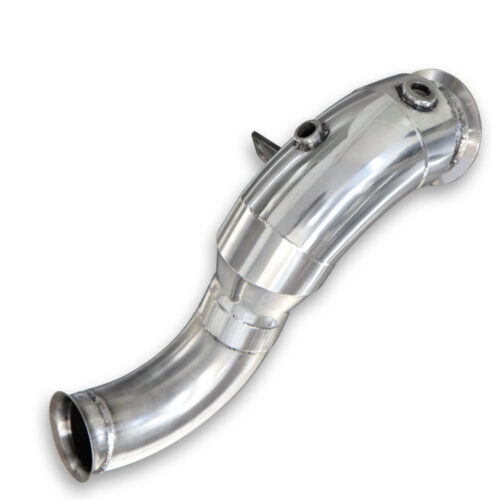 Downpipe de Aço Inoxidável Mercedes C180 1.6 2018-2022 156CV – Alto Desempenho